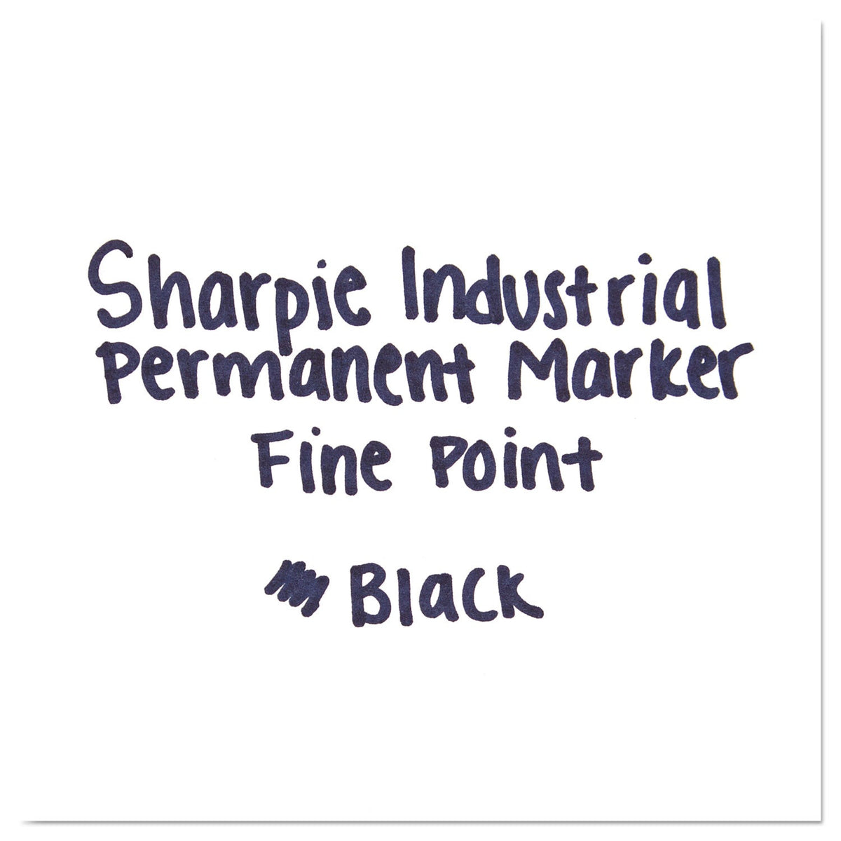 Sharpie Industrial Permanent Marker Value Pack, Fine Bullet Tip, Black (36ct)