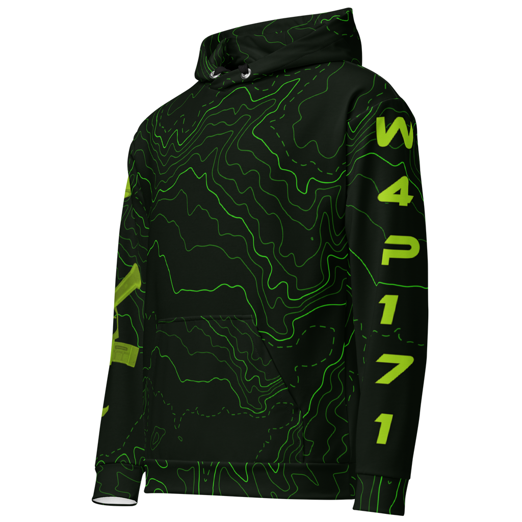 Neon Topo Hoodie - W4P171 Branded