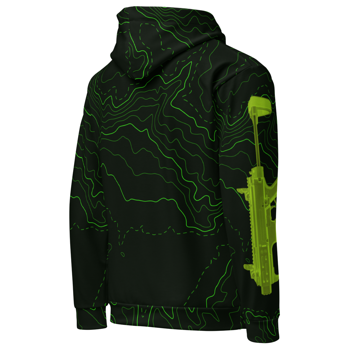 Neon Topo Hoodie - W4P171 Branded