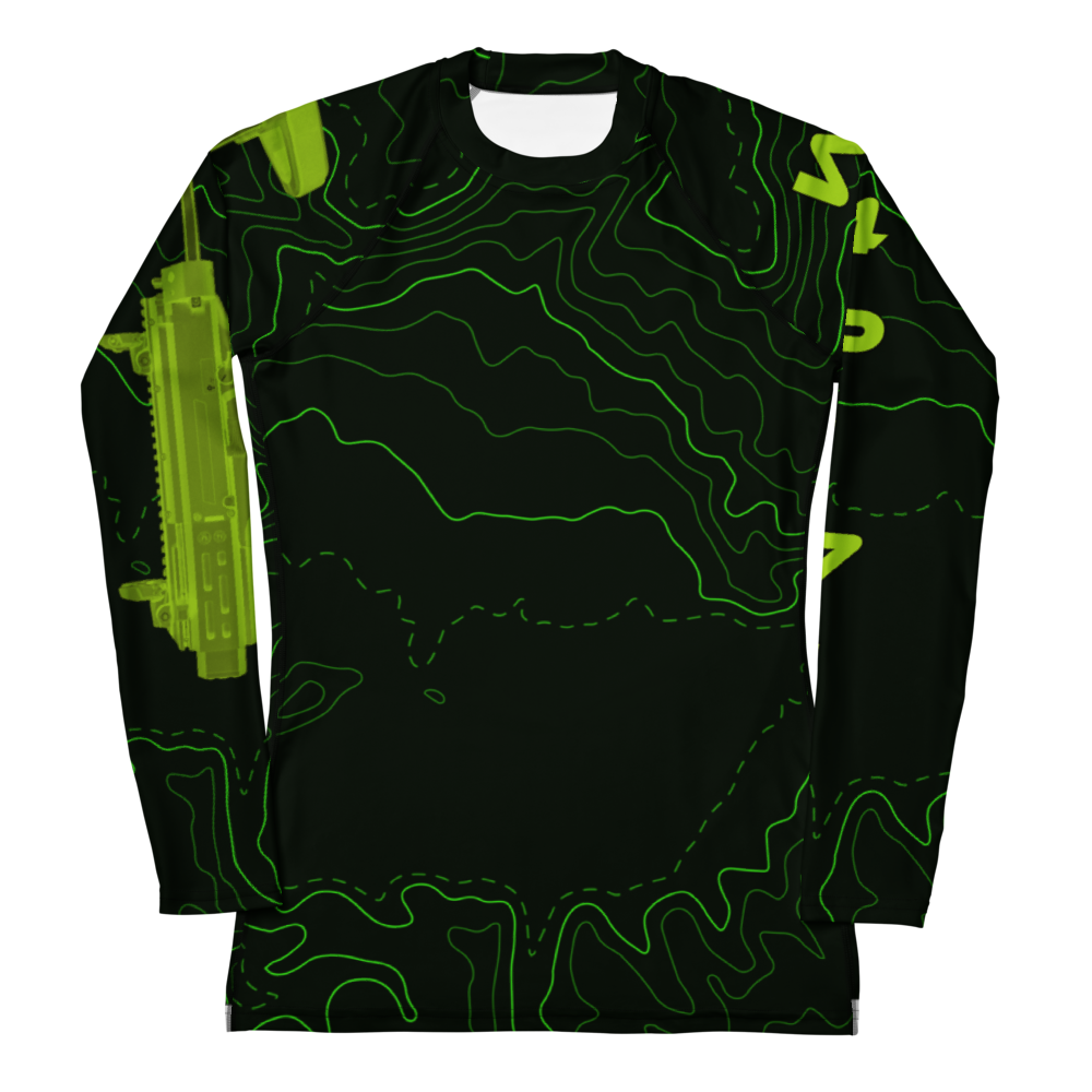 Neon Topo Women's Rash Guard